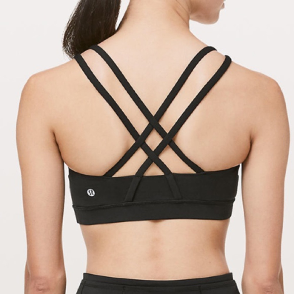 Lululemon Energy Bra Black 6 (no pad inserts)